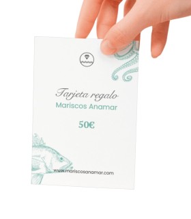 Tarjeta regalo Mariscos Anamar 50€ – Pescado y marisco fresco online