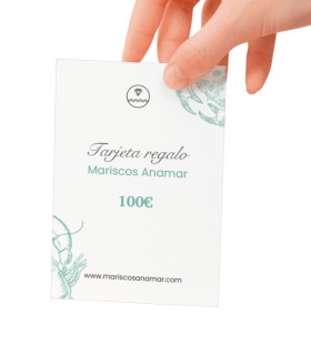 Tarjeta regalo Mariscos Anamar 100€ – Regala pescado y marisco del Cantábrico