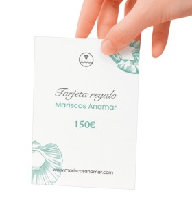 Tarjeta regalo Mariscos Anamar 150€ – Regalo gourmet online