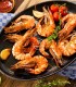 Sugerencia de presentación de los langostinos de la Mariscada Sabor Marítimo de Mariscos Anamar