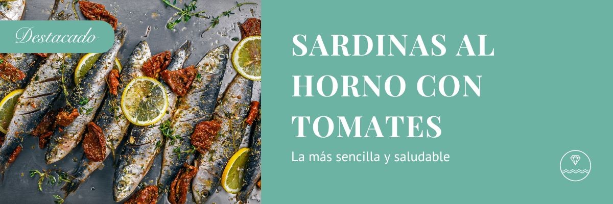 Sardinas al horno con tomates deshidratados