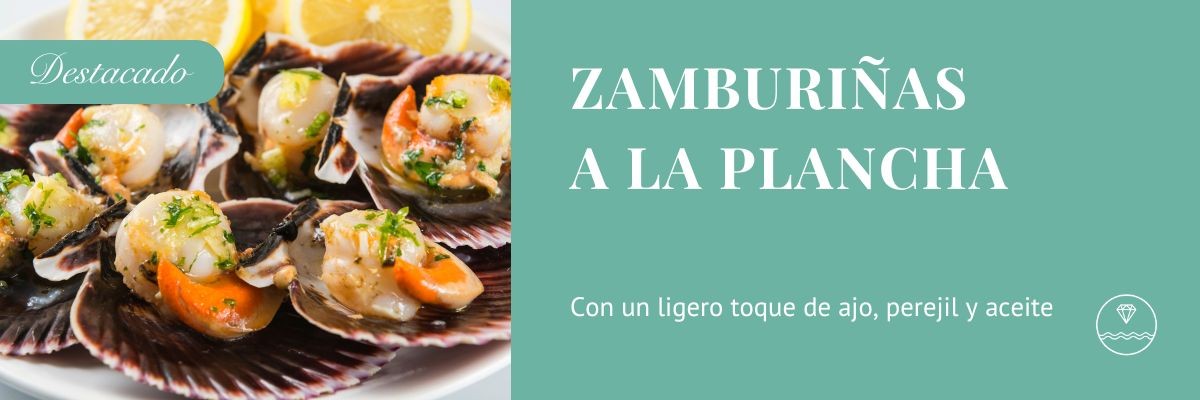 Zamburiñas a la plancha